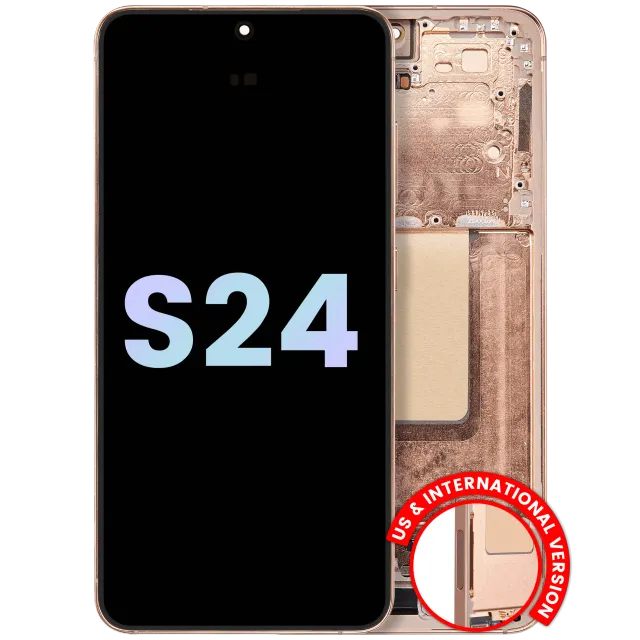 OLED displej s rámečkem pro Samsung Galaxy S24 5G (US & International Version) (Service Pack) (Sandstone Orange)