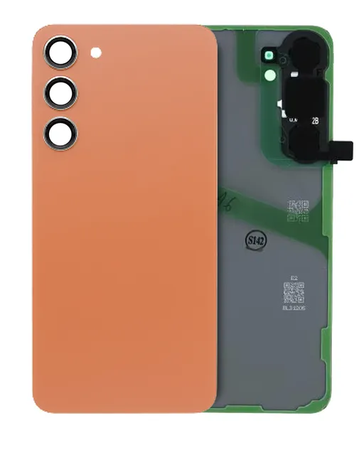 Zadní sklo se sklíčkem kamery pro Samsung Galaxy S24 Plus (Service Pack) (Sandstone Orange)