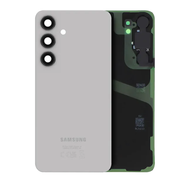 Zadní sklo se sklíčkem kamery pro Samsung Galaxy S24 Plus (Service Pack) (Marble Gray)