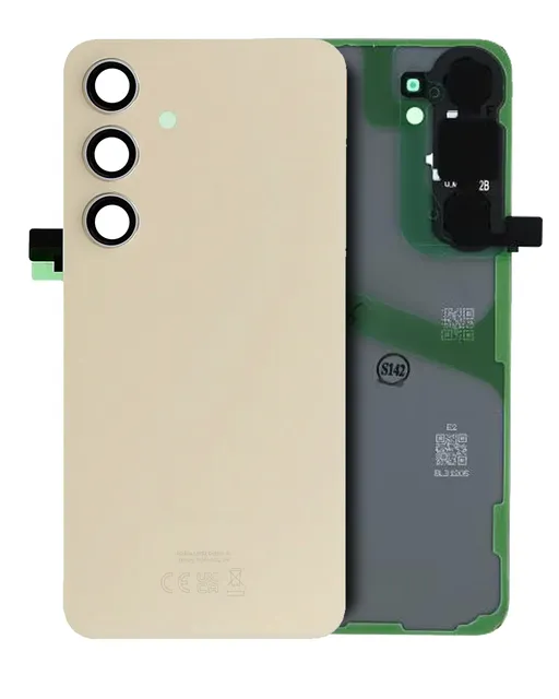 Zadní sklo se sklíčkem kamery pro Samsung Galaxy S24 Plus (Service Pack) (Amber Yellow)