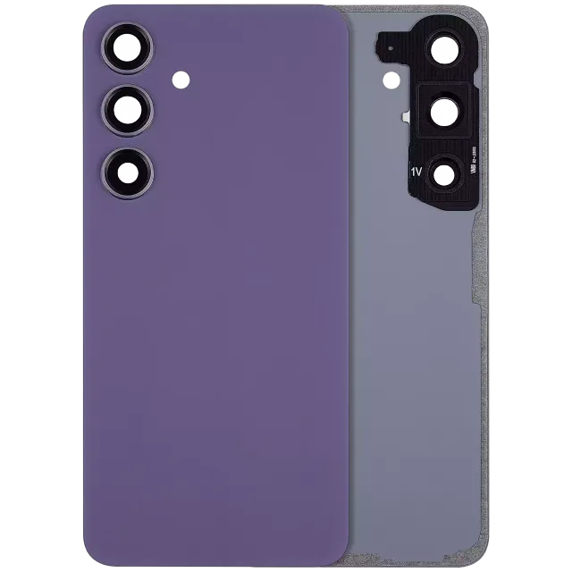 Zadní sklo se sklíčkem kamery pro Samsung Galaxy S24 5G (bez loga) (Aftermarket Plus) (Cobalt Violet)