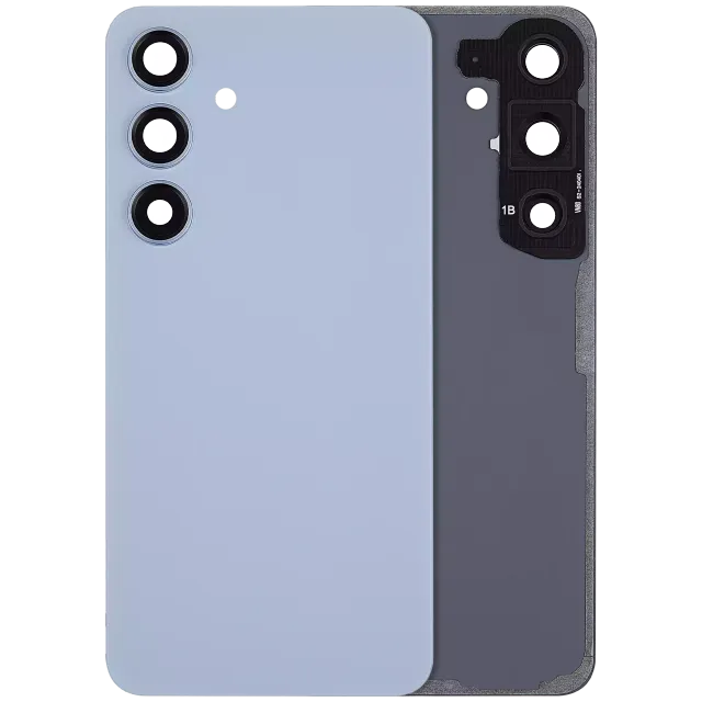 Zadní sklo se sklíčkem kamery pro Samsung Galaxy S24 5G (bez loga) (Aftermarket Plus) (Sapphire Blue)