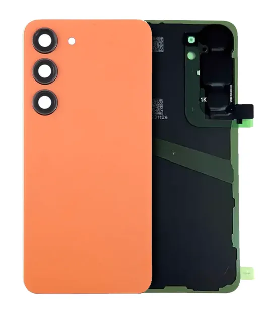 Zadní sklo se sklíčkem kamery pro Samsung Galaxy S24 (Service Pack) (Sandstone Orange)