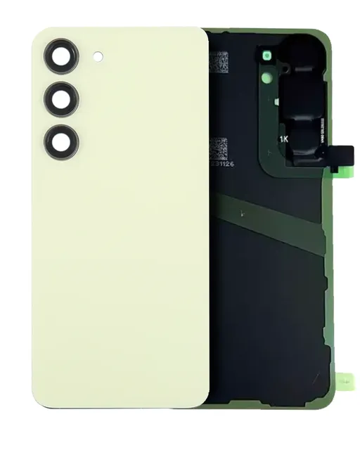 Zadní sklo se sklíčkem kamery pro Samsung Galaxy S24 (Service Pack) (Amber Yellow)