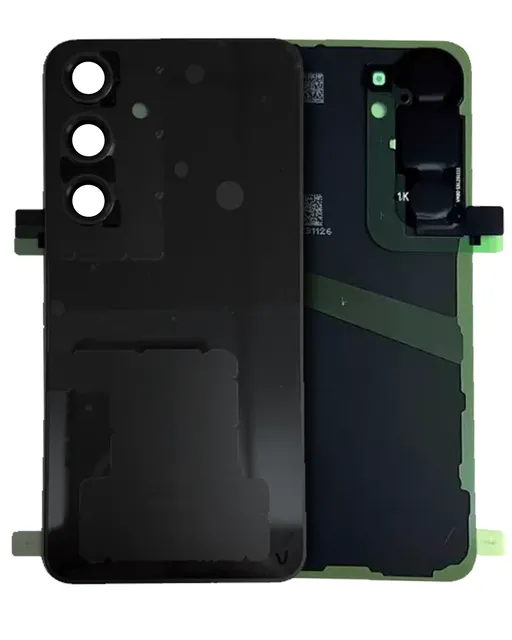 Zadní sklo se sklíčkem kamery pro Samsung Galaxy S24 (Service Pack) (Onyx Black)