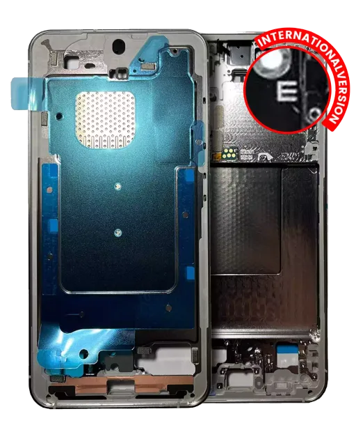Střední rám (housing) pro Samsung Galaxy S24 5G (mezinárodní verze) (Service Pack) (Marble Grey)