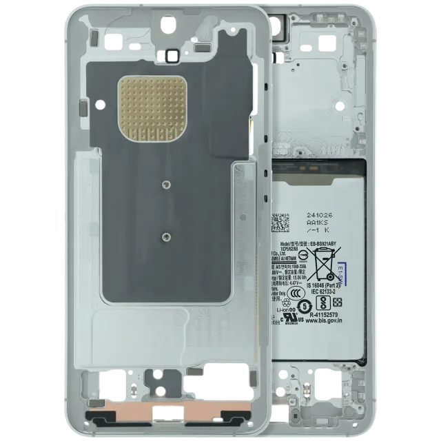 Střední rám (housing) pro Samsung Galaxy S24 5G (US verze) (Service Pack) (Marble Grey)