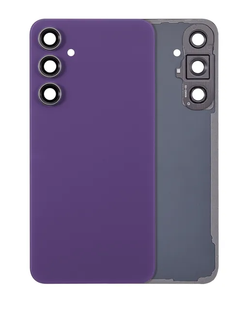Zadní sklo se sklíčkem kamery pro Samsung Galaxy S23 FE 5G (Aftermarket Plus) (fialová)
