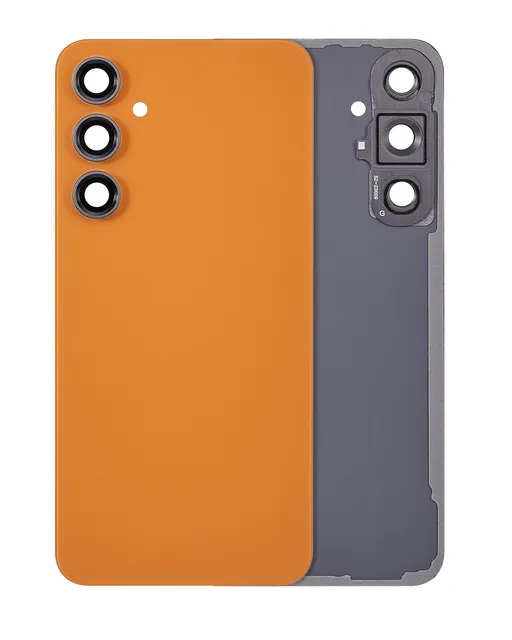 Zadní sklo se sklíčkem kamery pro Samsung Galaxy S23 FE 5G (Aftermarket Plus) (Tangerine)
