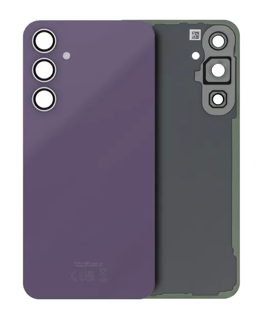 Zadní sklo se sklíčkem kamery pro Samsung Galaxy S23 FE (Service Pack) (fialová)