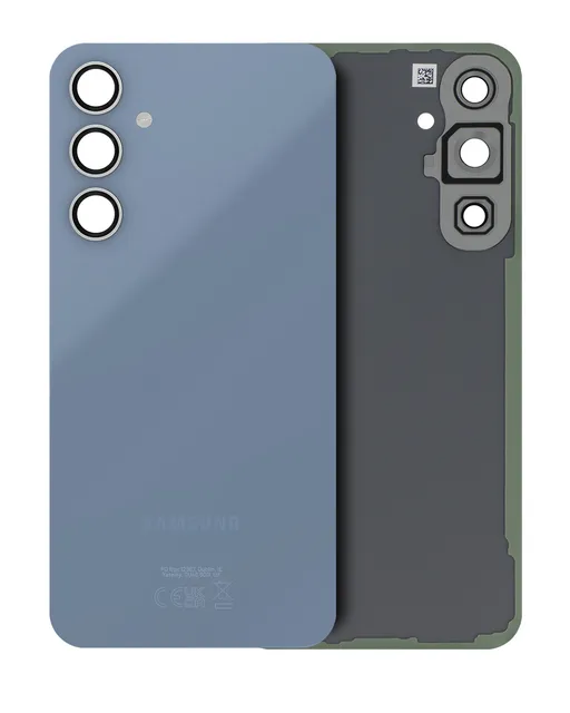 Zadní sklo se sklíčkem kamery pro Samsung Galaxy S23 FE (Service Pack) (indigová)