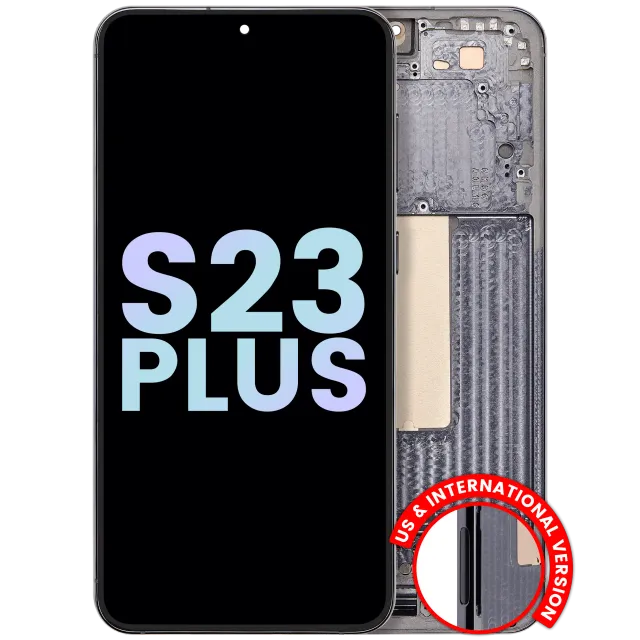 OLED displej s rámečkem pro Samsung Galaxy S23 Plus 5G (US & International) (Service Pack) (zelená)