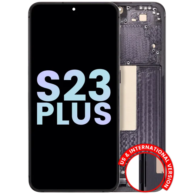 OLED displej s rámečkem pro Samsung Galaxy S23 Plus 5G (US & International) (Service Pack) (černá)