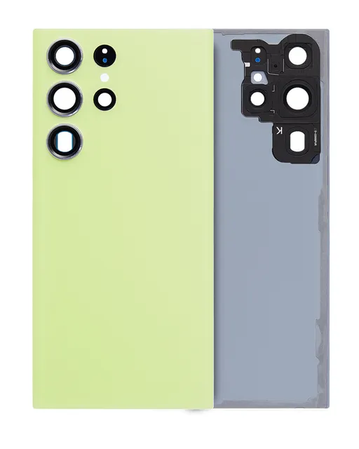 Zadní sklo se sklíčkem kamery pro Samsung Galaxy S23 Ultra (Service Pack) (Lime)