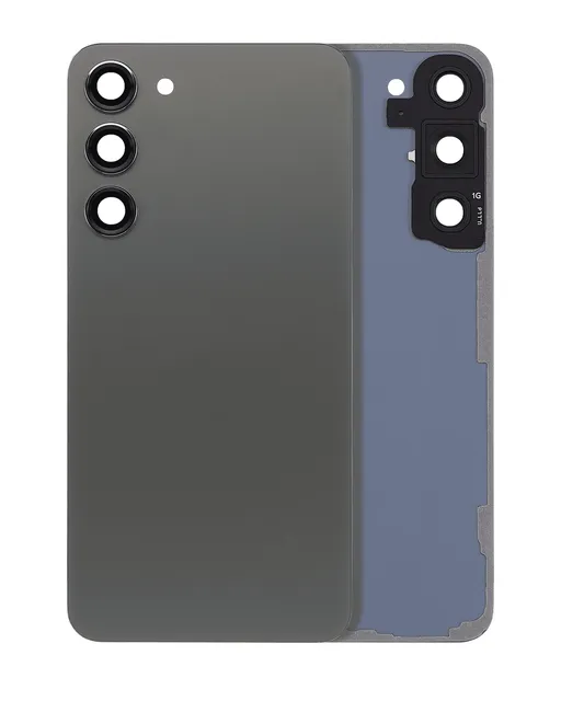 Zadní sklo se sklíčkem kamery pro Samsung Galaxy S23 Plus 5G (bez loga) (Aftermarket Plus) (zelená)