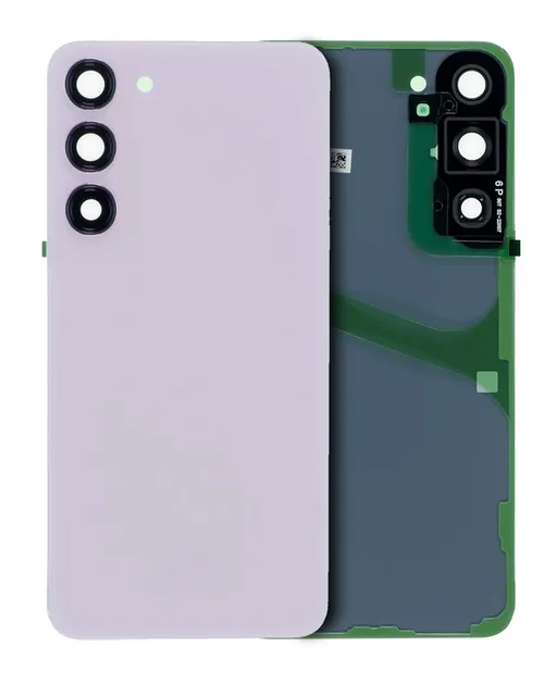 Zadní sklo se sklíčkem kamery pro Samsung Galaxy S23 Plus (Service Pack) (levandulová)