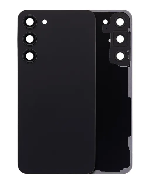 Zadní sklo se sklíčkem kamery pro Samsung Galaxy S23 Plus (Service Pack) (černá)