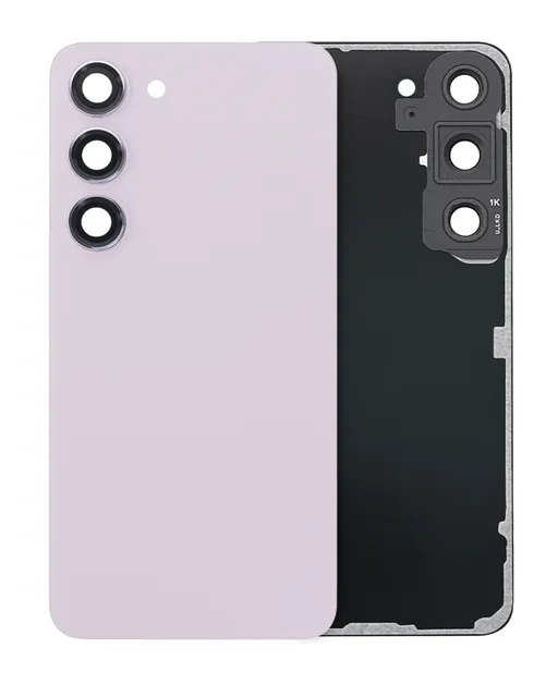 Zadní sklo se sklíčkem kamery pro Samsung Galaxy S23 5G (Service Pack) (levandulová)