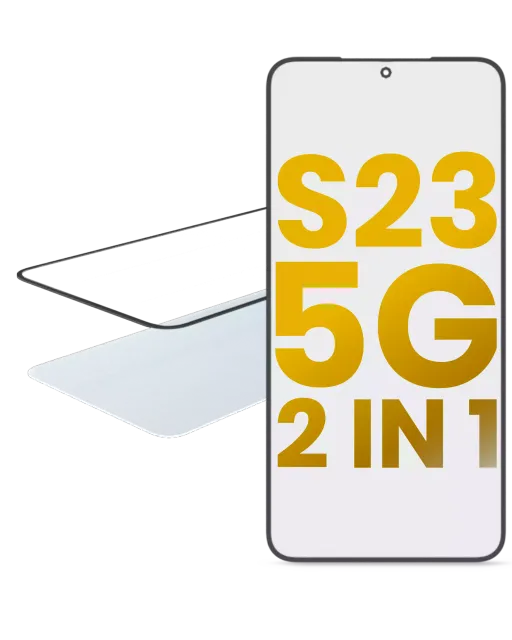2v1 přední sklo s OCA (předinstalováno) pro Samsung Galaxy S23 5G