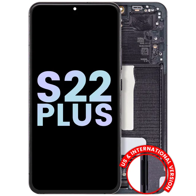OLED displej s rámečkem pro Samsung Galaxy S22 Plus 5G (Service Pack) (černá)