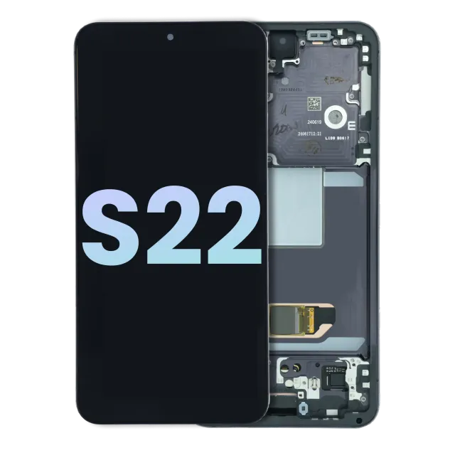 OLED displej s rámečkem pro Samsung Galaxy S22 5G (Service Pack) (černá)