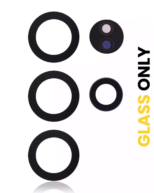 Sklíčko zadní kamery (jen sklo) s lepením pro Samsung Galaxy S22 Ultra 5G (balení 10 ks)