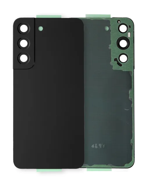 Zadní sklo se sklíčkem kamery pro Samsung Galaxy S22 5G (Service Pack) (černá)