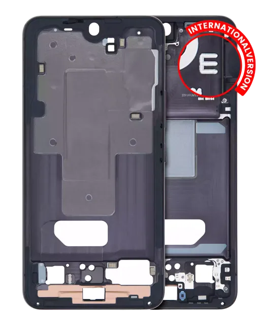 Střední rám (housing) pro Samsung Galaxy S22 5G (mezinárodní verze) (černá)