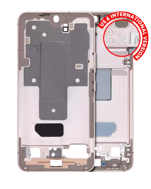 Střední rám (housing) pro Samsung Galaxy S22 5G (US & International Version) (Pink Gold)
