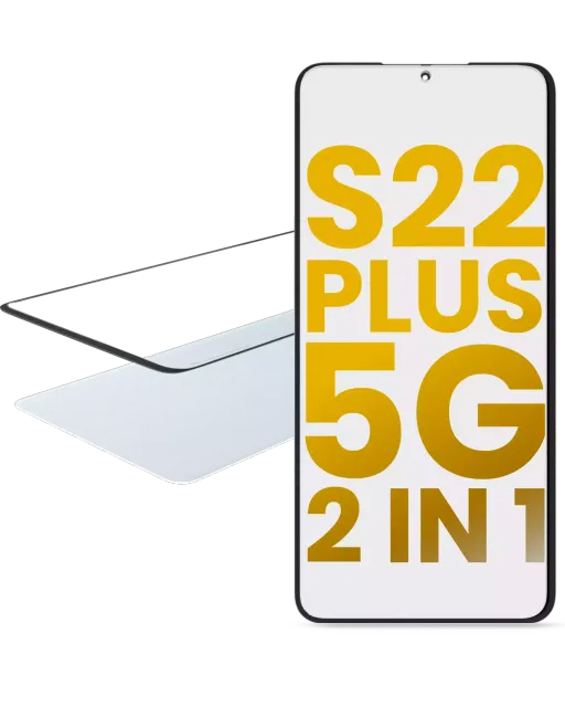 2v1 přední sklo s OCA (předinstalováno) pro Samsung Galaxy S22 Plus 5G