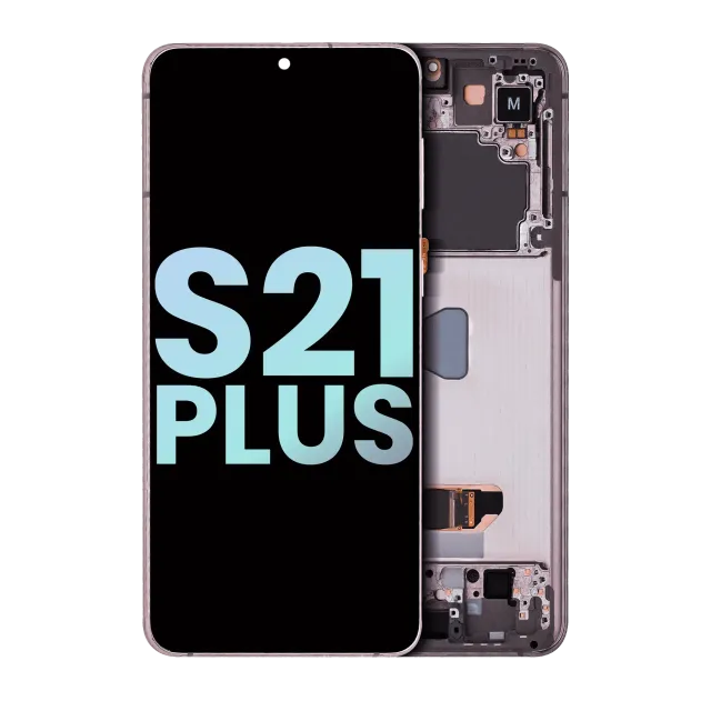 OLED displej s rámečkem pro Samsung Galaxy S21 Plus 5G (Service Pack) (Phantom Violet / Pink / Gold)