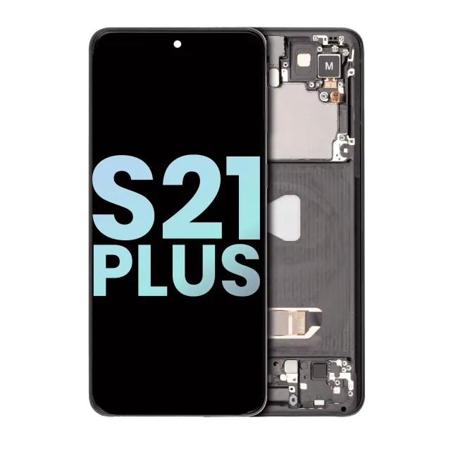 OLED displej s rámečkem pro Samsung Galaxy S21 Plus 5G (Service Pack) (černá)