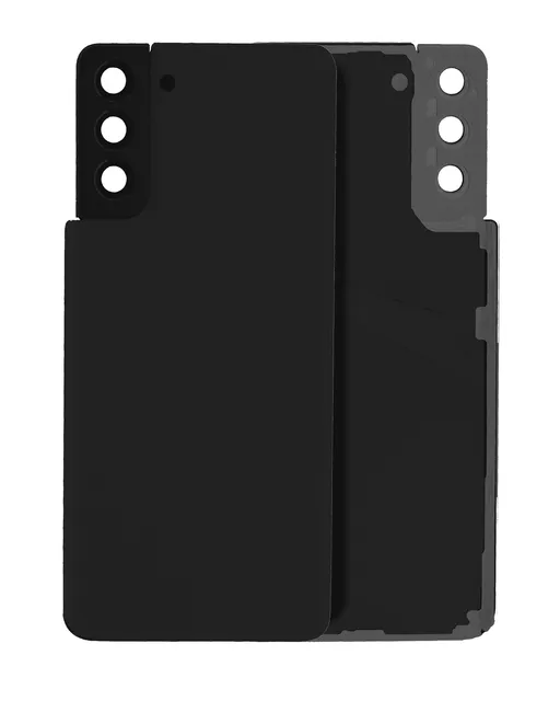 Zadní sklo se sklíčkem kamery pro Samsung Galaxy S21 Plus (Service Pack) (černá)