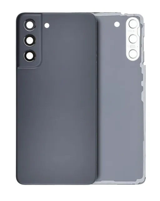 Zadní sklo se sklíčkem kamery pro Samsung Galaxy S21 FE (Service Pack) (grafitová)