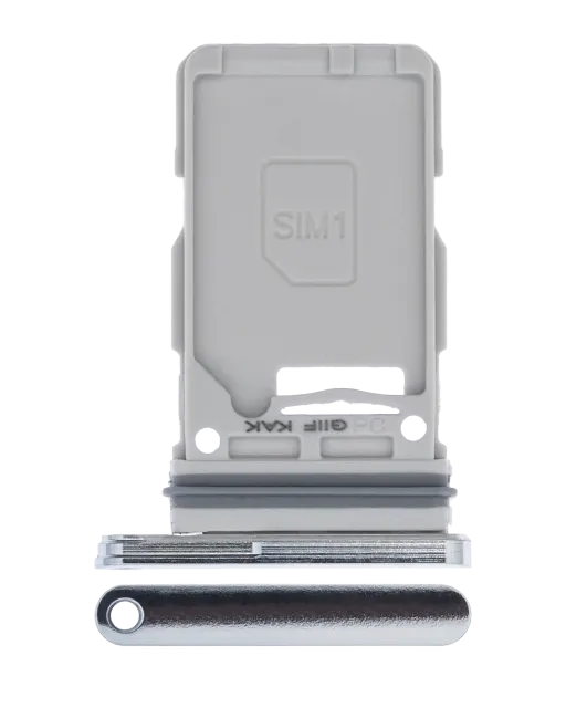 SIM šuplík (jedna SIM) pro Samsung Galaxy S21 Ultra (Phantom Silver)