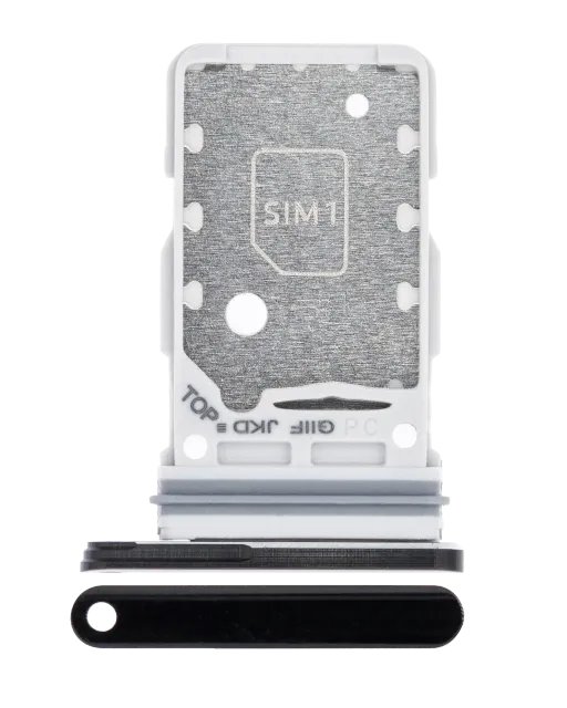 SIM šuplík (dvě SIM) pro Samsung Galaxy S21 Ultra (černá)