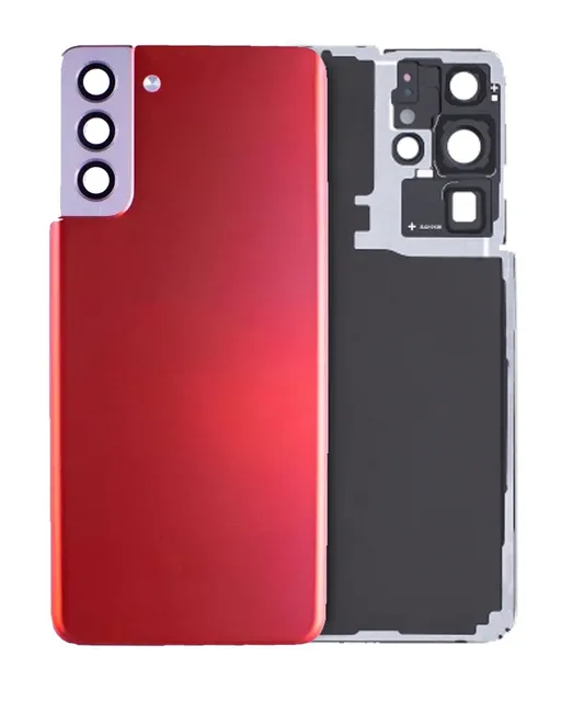 Zadní sklo se sklíčkem kamery pro Samsung Galaxy S21 Plus (Service Pack) (Phantom Red)