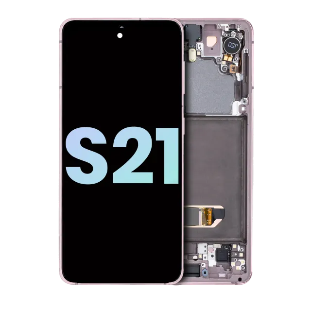 OLED displej s rámečkem pro Samsung Galaxy S21 5G (Service Pack) (Phantom Violet)