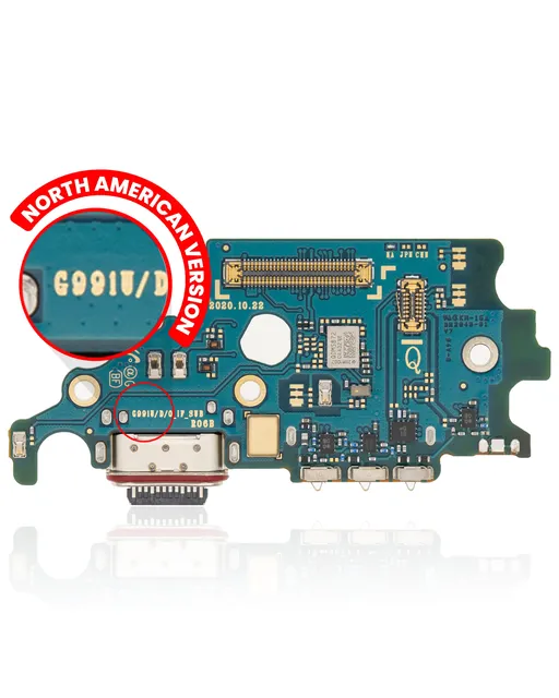 Deska nabíjecího konektoru s čtečkou SIM pro Samsung Galaxy S21 5G (G991U) (US verze) (Service Pack)