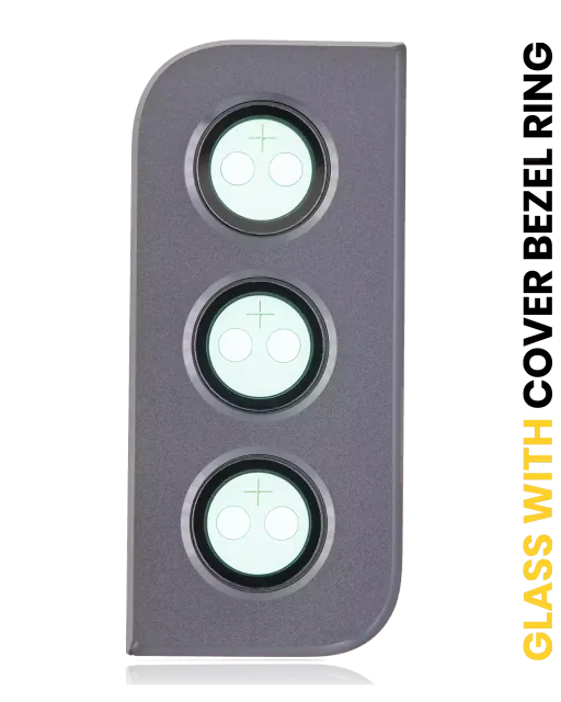 Sklíčko zadní kamery s kryt bezel ring pro Samsung Galaxy S21 5G (Phantom Gray)