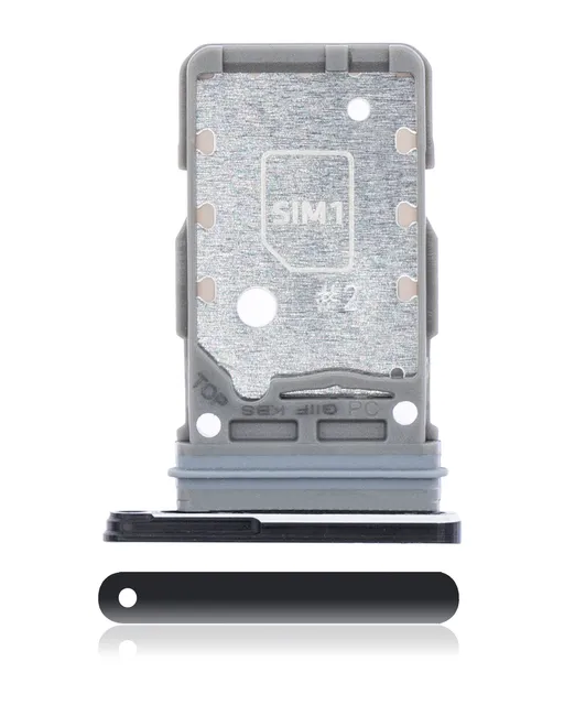 SIM šuplík (dvě SIM) pro Samsung Galaxy S21 (černá)