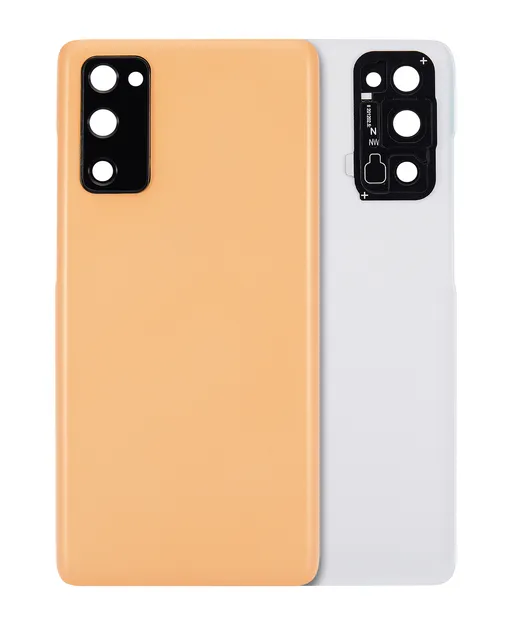 Zadní sklo se sklíčkem kamery pro Samsung Galaxy S20 FE 5G (Aftermarket Plus) (Cloud Orange)