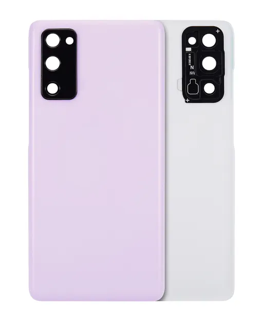 Zadní sklo se sklíčkem kamery pro Samsung Galaxy S20 FE 5G (Aftermarket Plus) (Cloud Lavender)