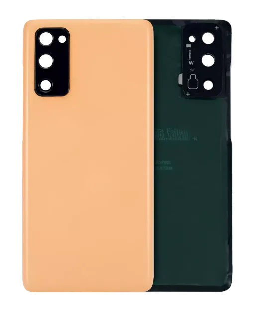 Zadní sklo se sklíčkem kamery pro Samsung Galaxy S20 FE (Service Pack) (Cloud Orange)