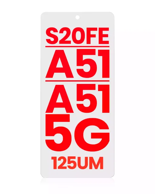 OCA lepicí vrstva pro Samsung Galaxy S20 FE / A51 4G (A515 / 2019) / A51 5G (A516 / 2020) (balení 10 ks)