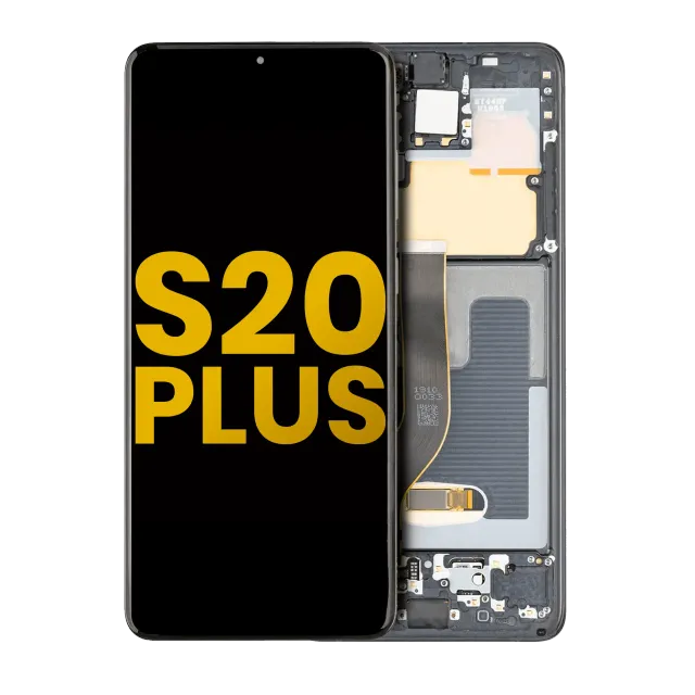 OLED displej s rámečkem pro Samsung Galaxy S20 Plus 5G (repasovaný) (Cosmic Black)