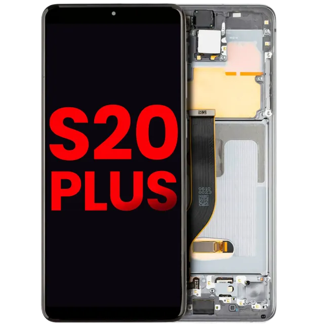 OLED displej s rámečkem pro Samsung Galaxy S20 Plus 5G (Aftermarket Plus) (Cosmic Gray)