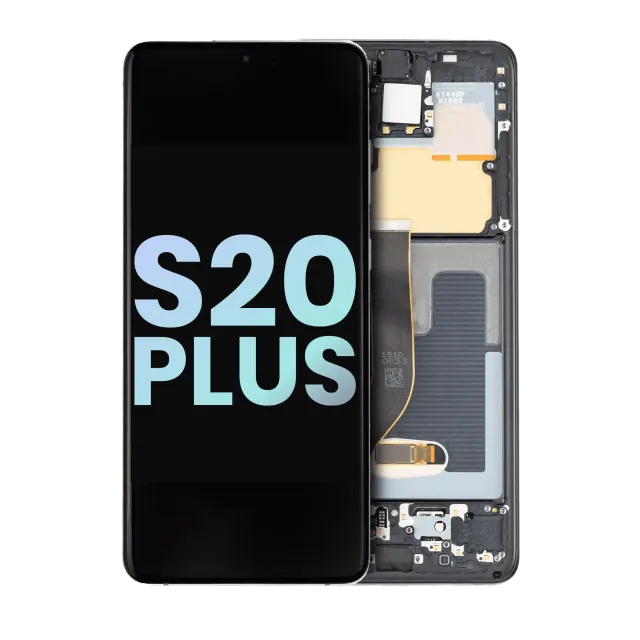 OLED displej s rámečkem pro Samsung Galaxy S20 Plus 5G (Service Pack) (Cosmic Gray)