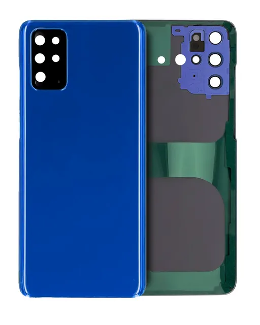 Zadní sklo se sklíčkem kamery pro Samsung Galaxy S20 Plus (Service Pack) (Aura Blue)