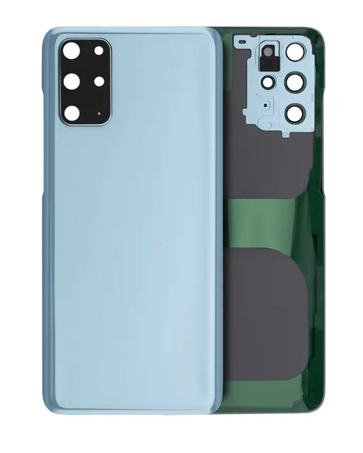 Zadní sklo se sklíčkem kamery pro Samsung Galaxy S20 Plus (Service Pack) (Cloud Blue)